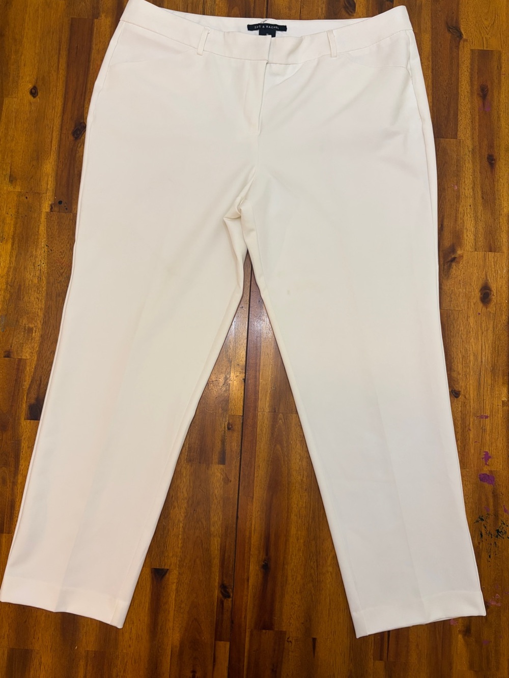 Zac & Rachel Men's Cream Dress Pants size 16 business casual